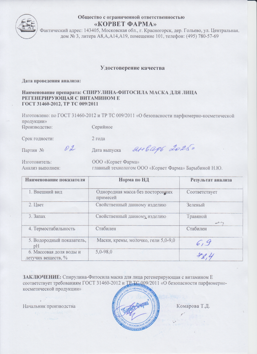 Паспорт №01202502